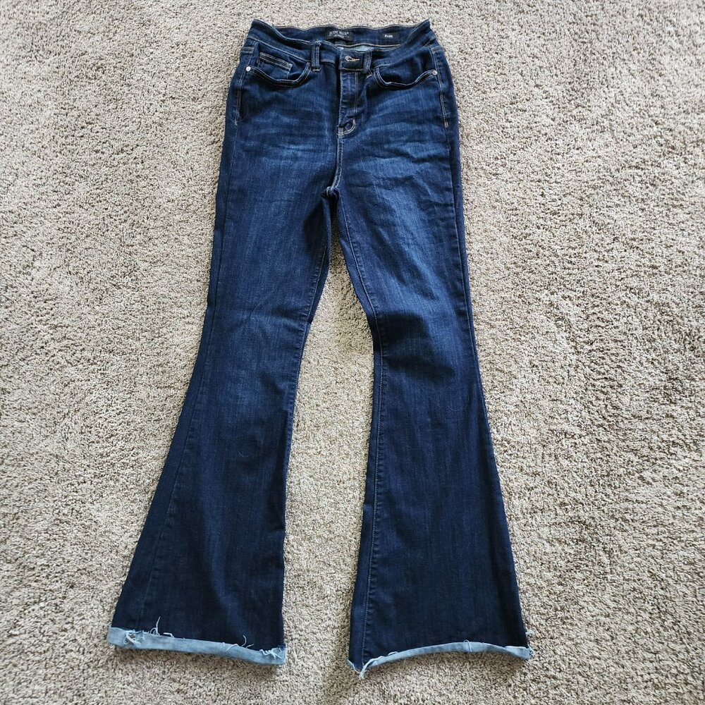 Judy Blue Flare Jeans Dark Wash High Rise